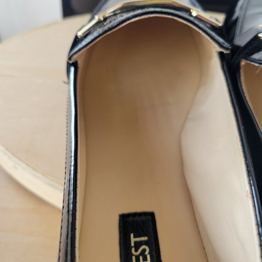 Nine West Black Synthetic Women's Loafers (Size 8½) - Picture 9 of 13